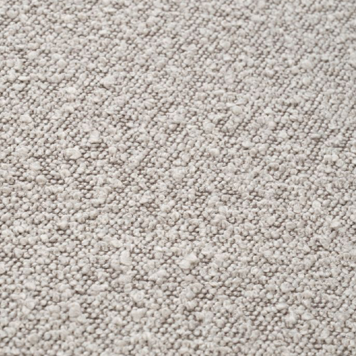 Chaise de salle à manger avec accoudoirs bouclé gris (lot de 2)
