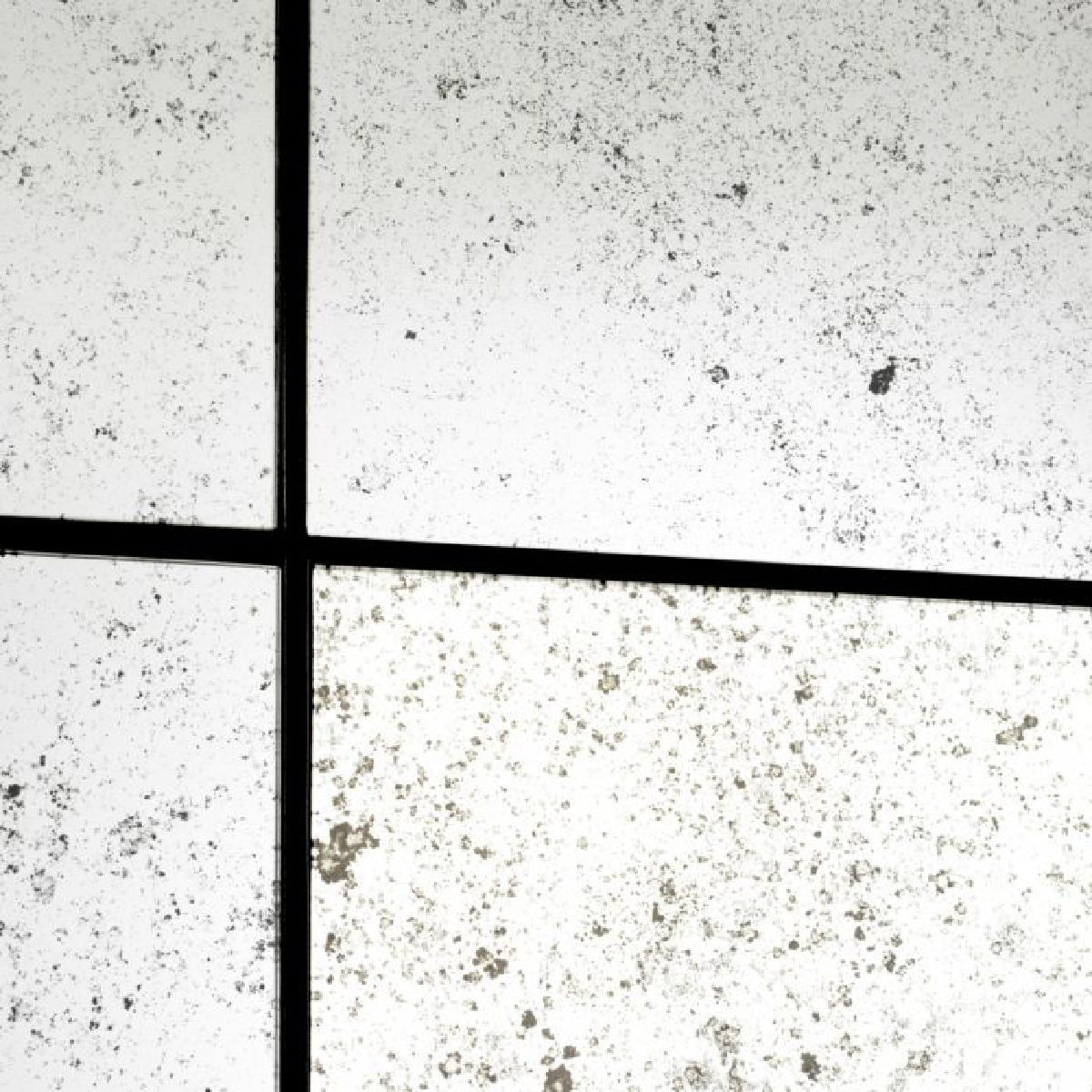 Miroir rectangulaire en verre vieilli