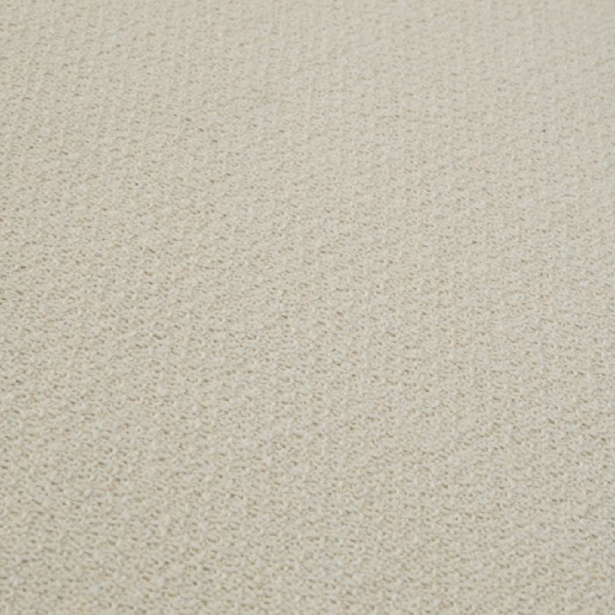 Pouf en tissu crème (lot de 3)
