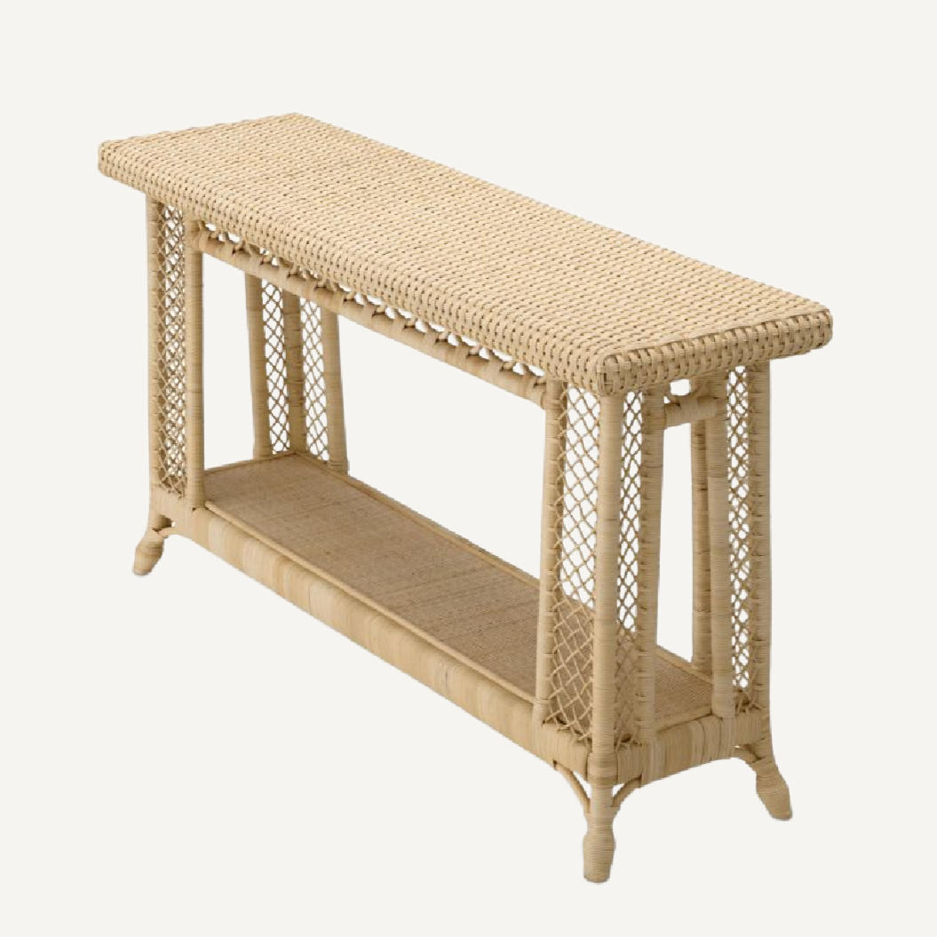 Console en rotin