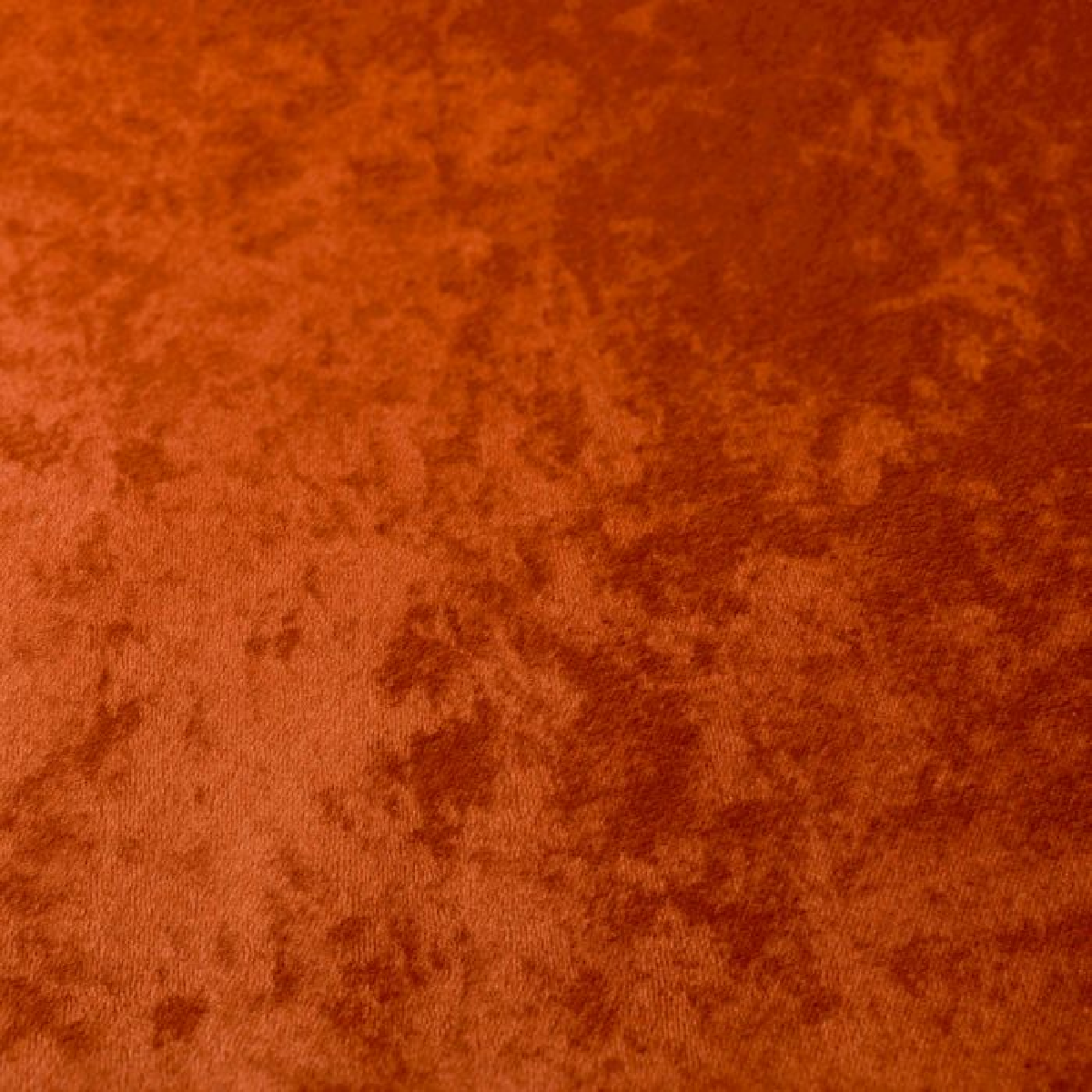 Fauteuil en velours orange