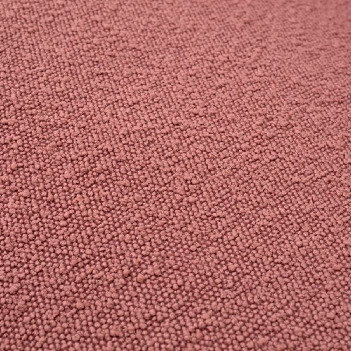 Fauteuil bouclé rose