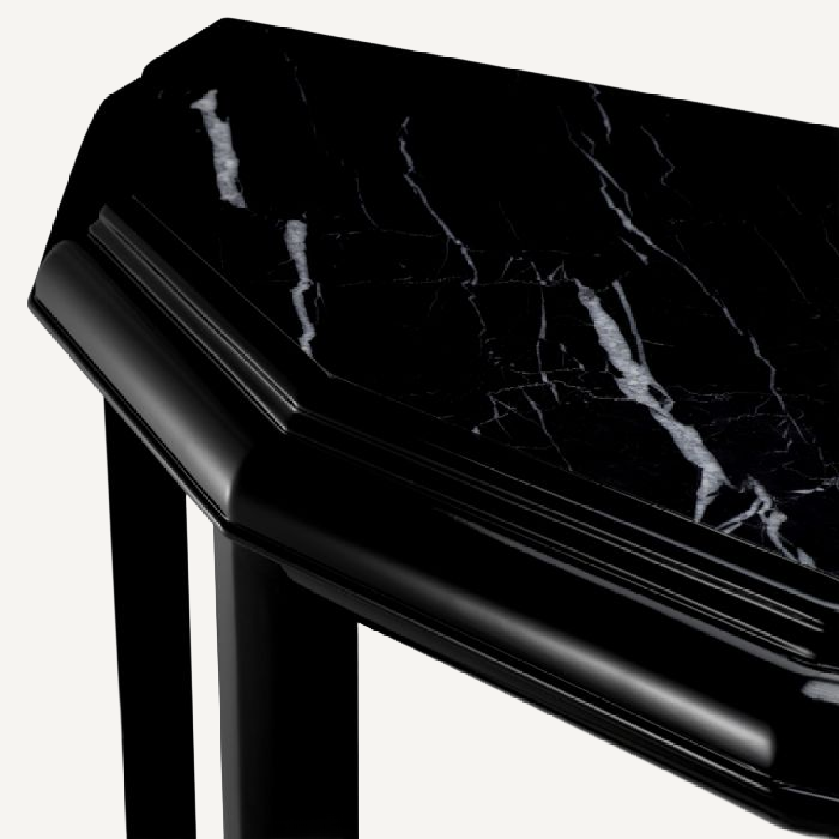 Console en marbre noir
