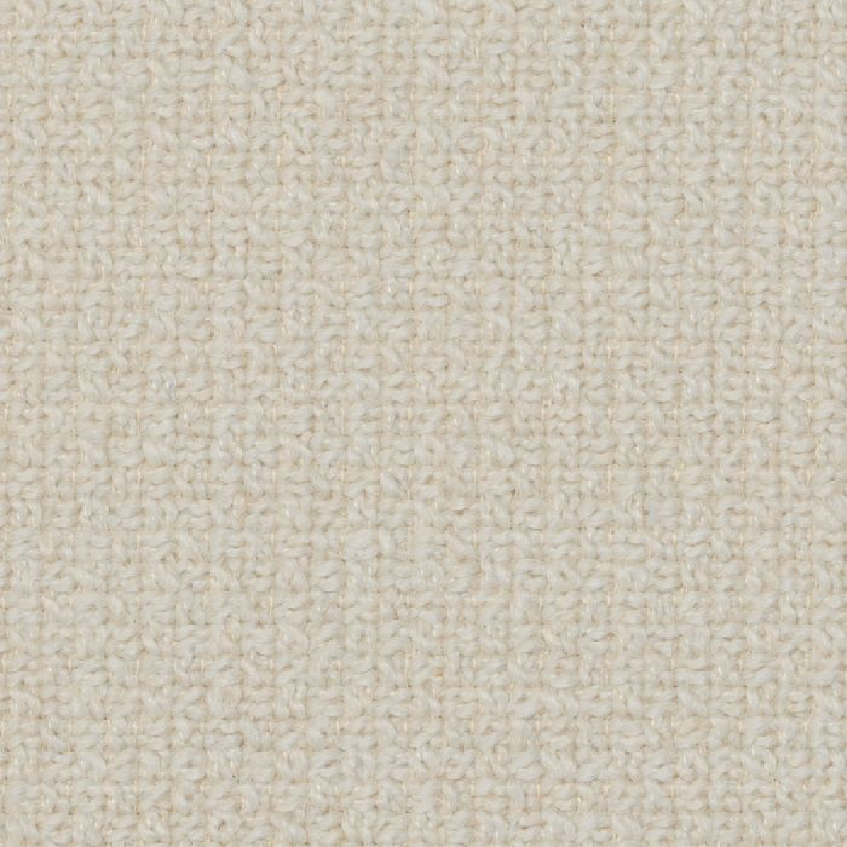 Pouf en tissu crème