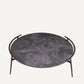 Table basse en marbre gris
