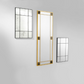 Miroir rectangulaire en verre vieilli