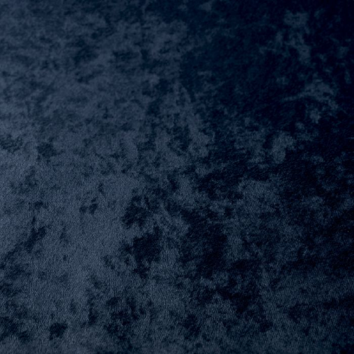 Tabouret en velours bleu nuit