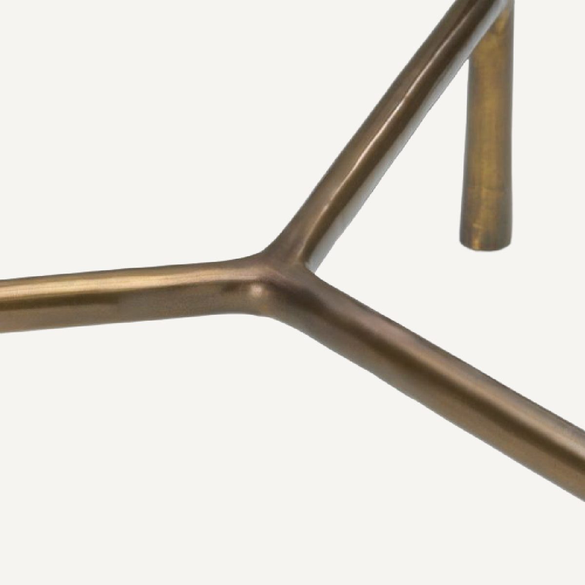 Table basse dorée en verre soufflé (lot de 3)