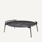 Table basse en marbre gris