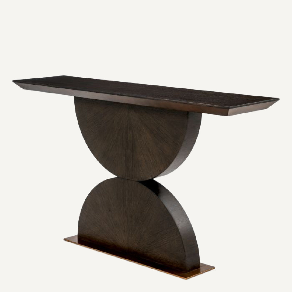 Console en chêne mocha