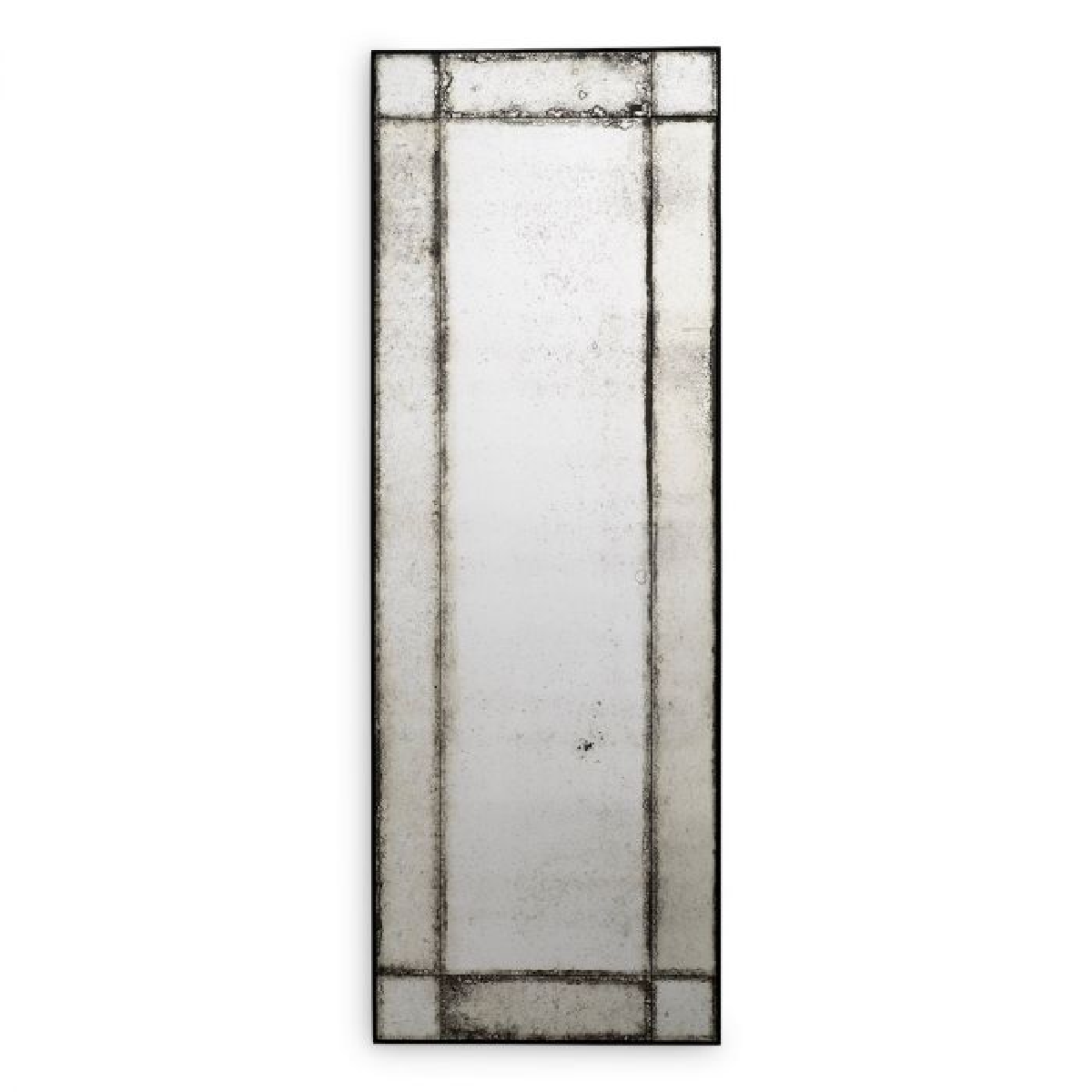 Miroir rectangulaire en verre vieilli L