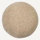 Coussin rond molletonné sable S