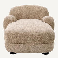 Sandy Fabric Lounge Chair
