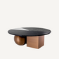 Table basse cuivrée en céramique