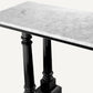 Console en marbre blanc