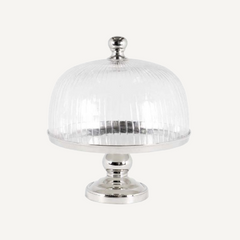 Nickel Plated Display Dome Cover for Food Presentation