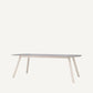 Table extérieure en céramique grise S