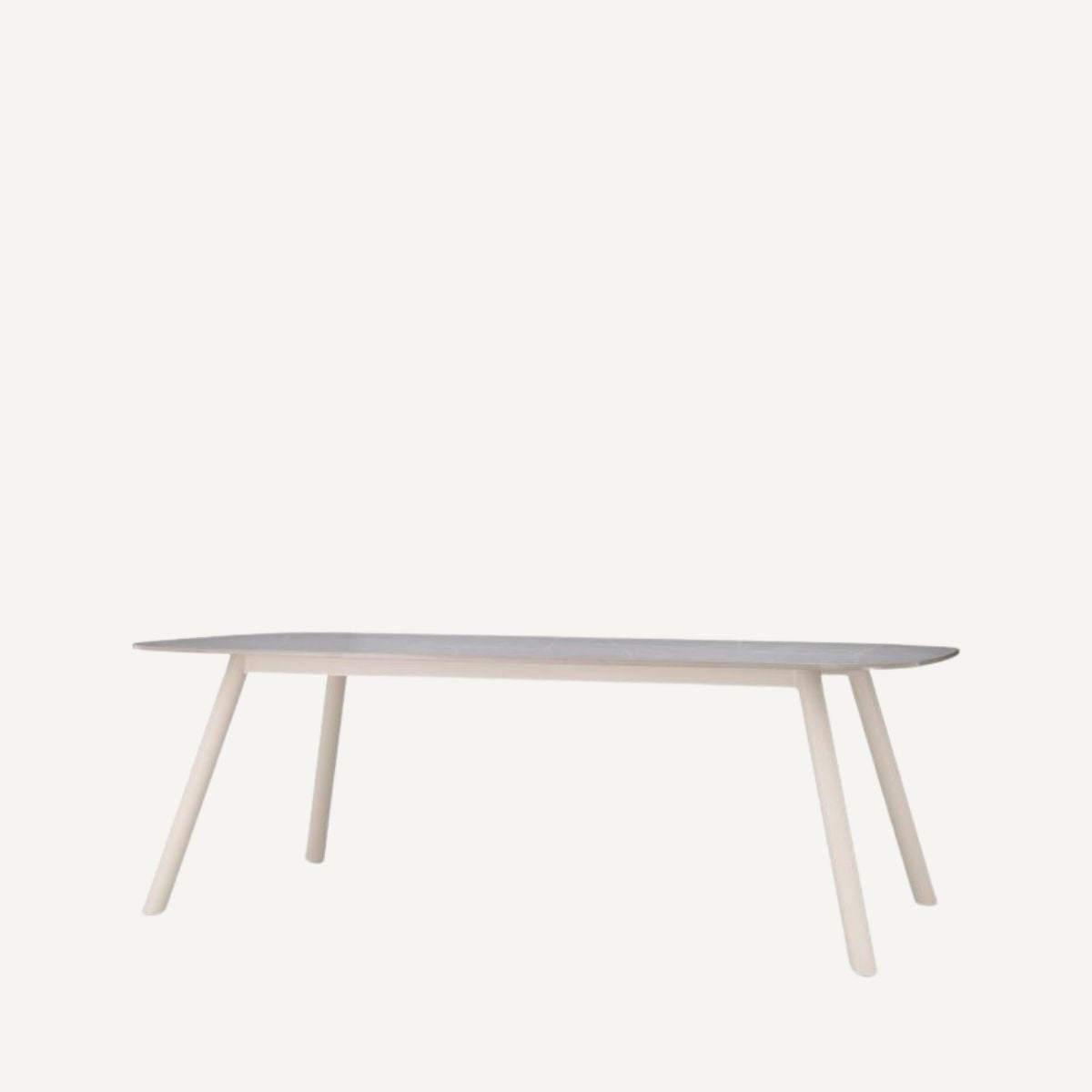 Table extérieure en céramique grise S