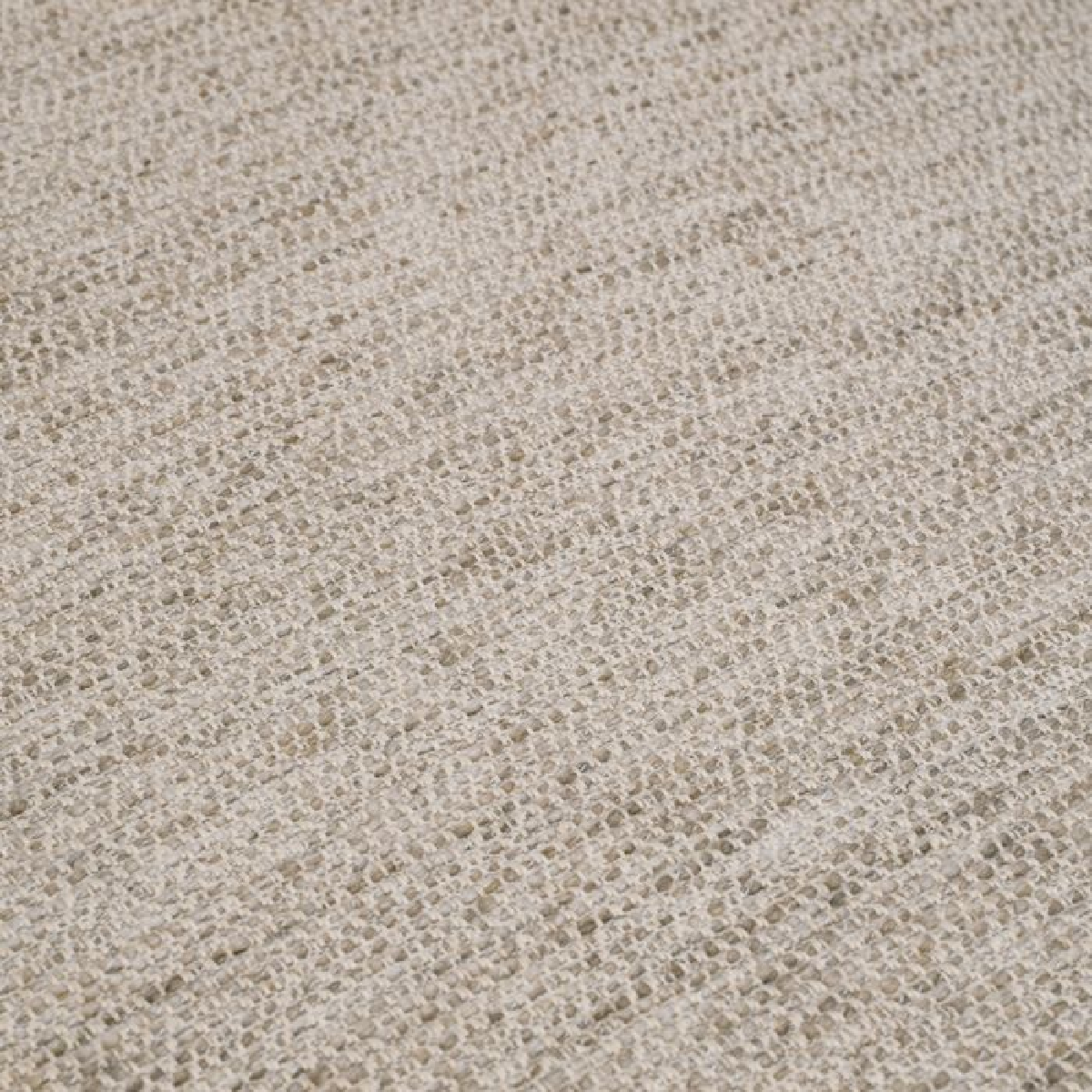 Pouf en tissu greige