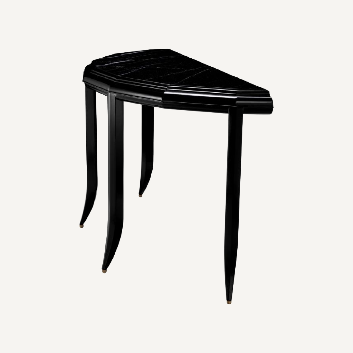 Console en marbre noir