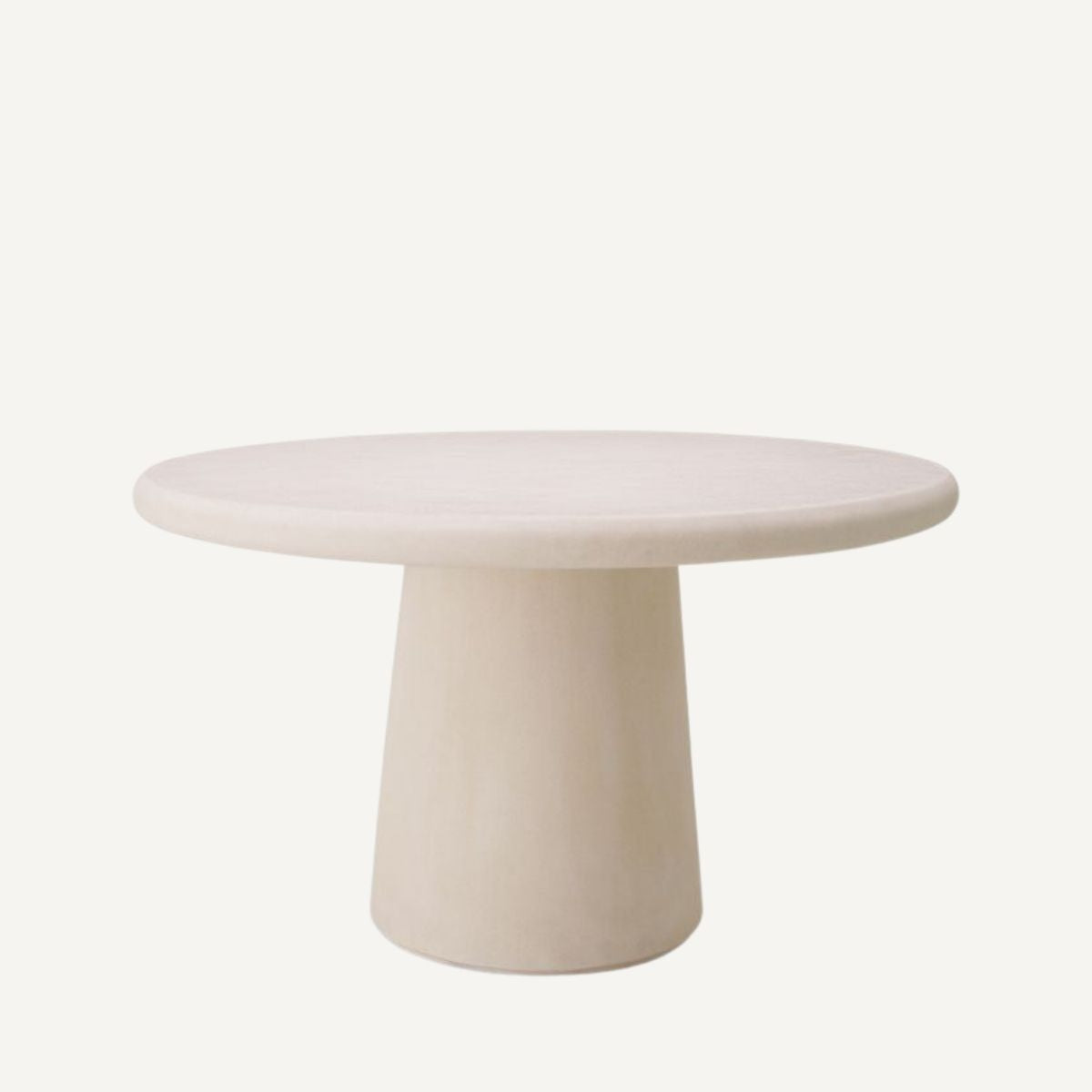 Table extérieure en béton crème M