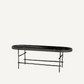 Table basse en marbre noir