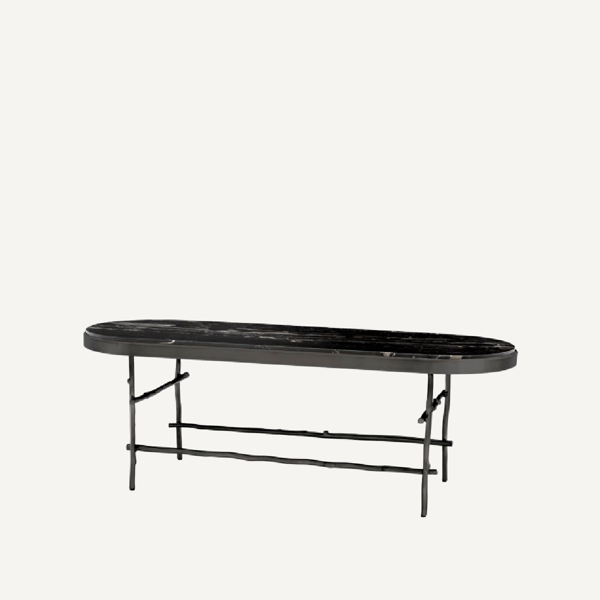 Table basse en marbre noir