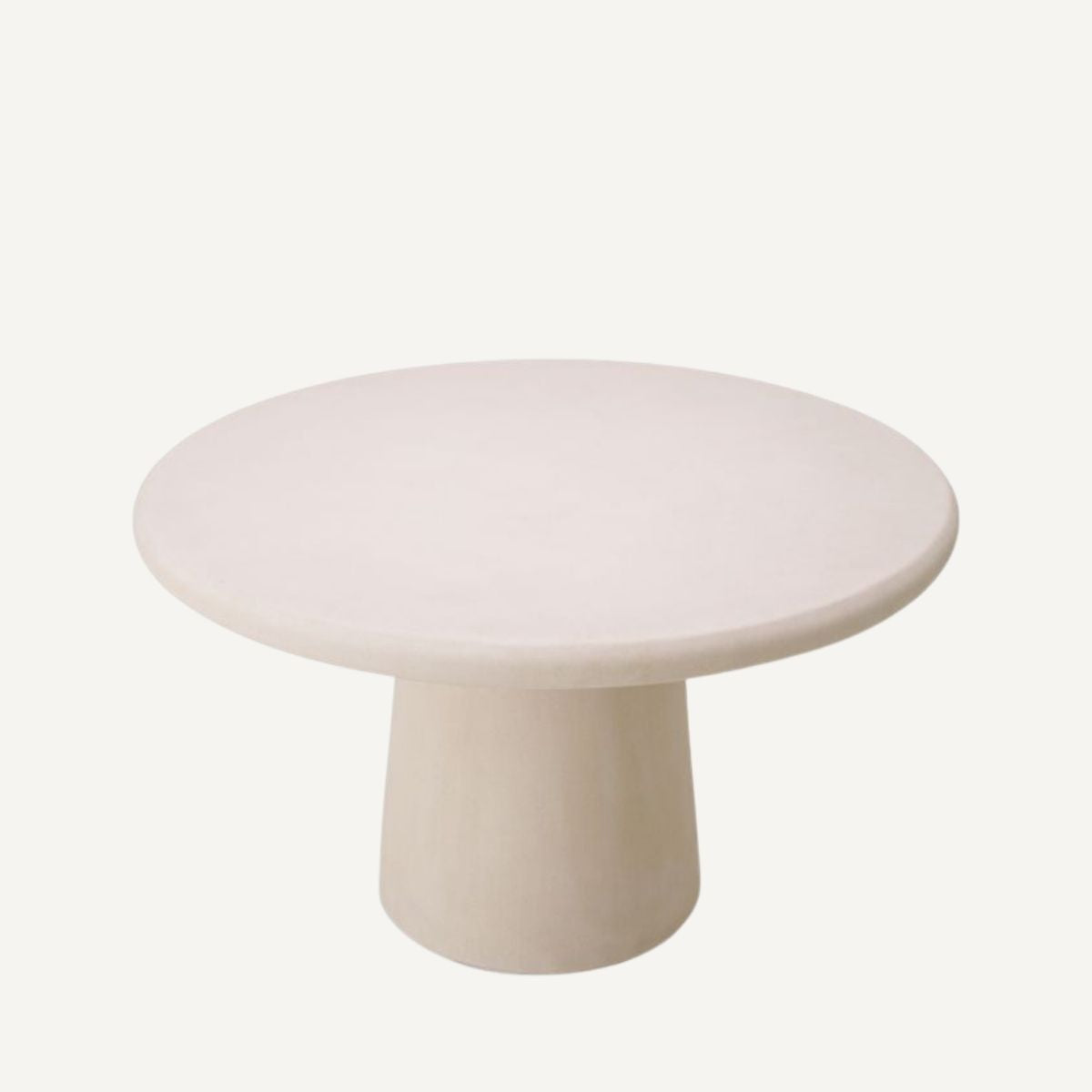 Table extérieure en béton crème M