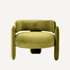 Green Velvet Accent Chair