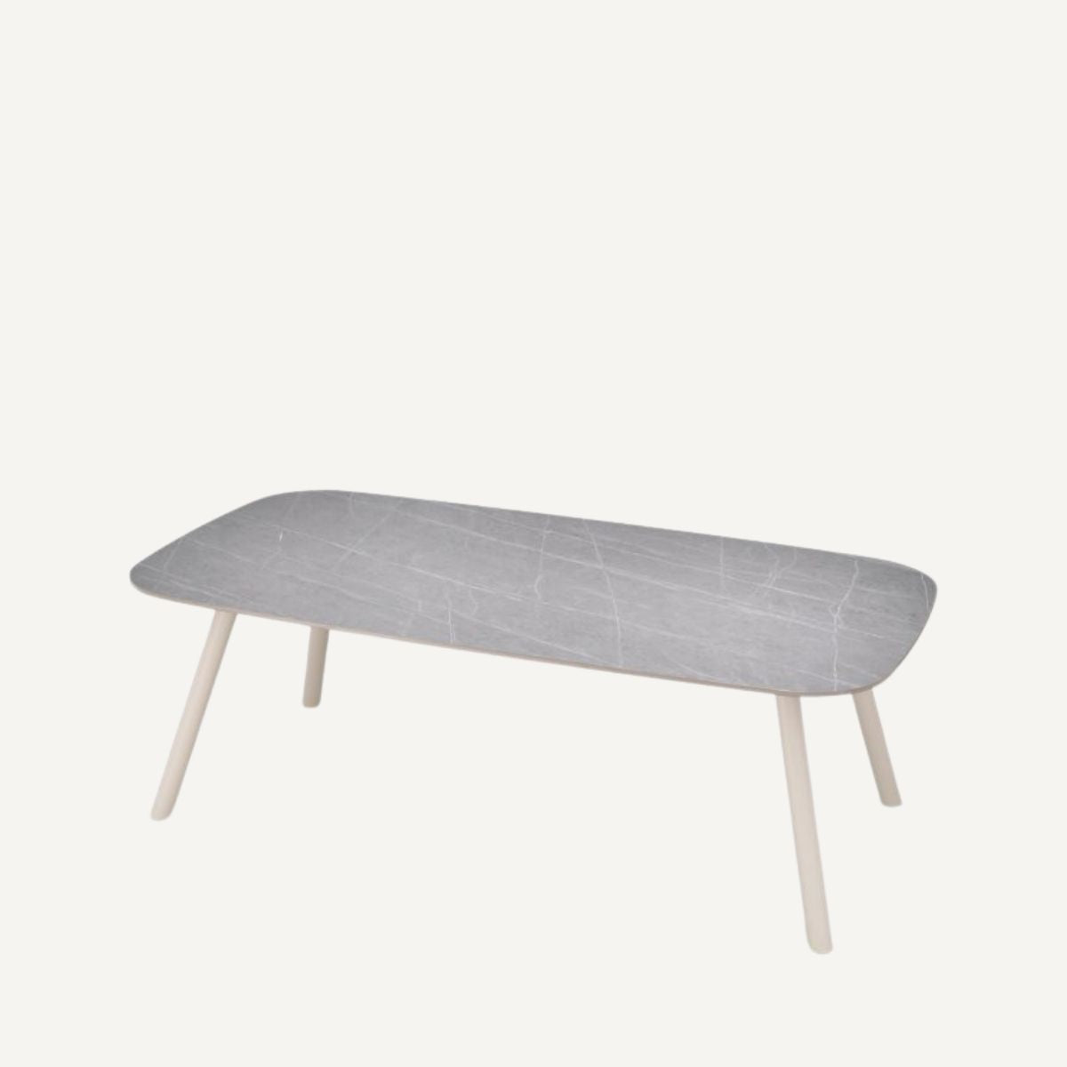 Table extérieure en céramique grise S
