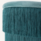 Fauteuil pivotant en velours bleu Vante