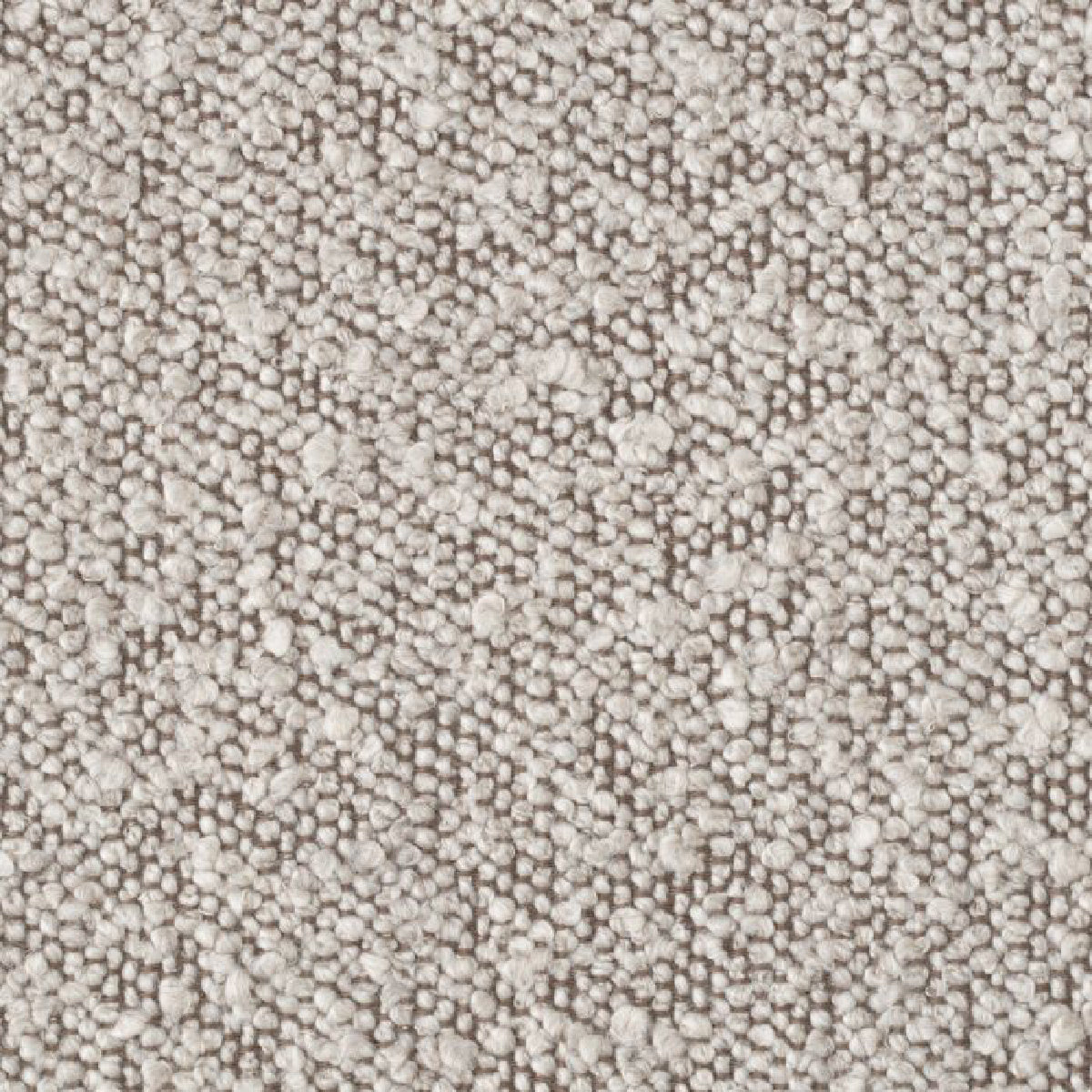 Chaise de salle à manger avec accoudoirs bouclé gris (lot de 2)