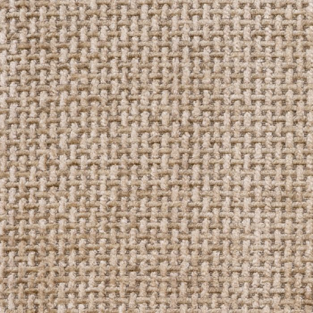 Pouf en tissu sable