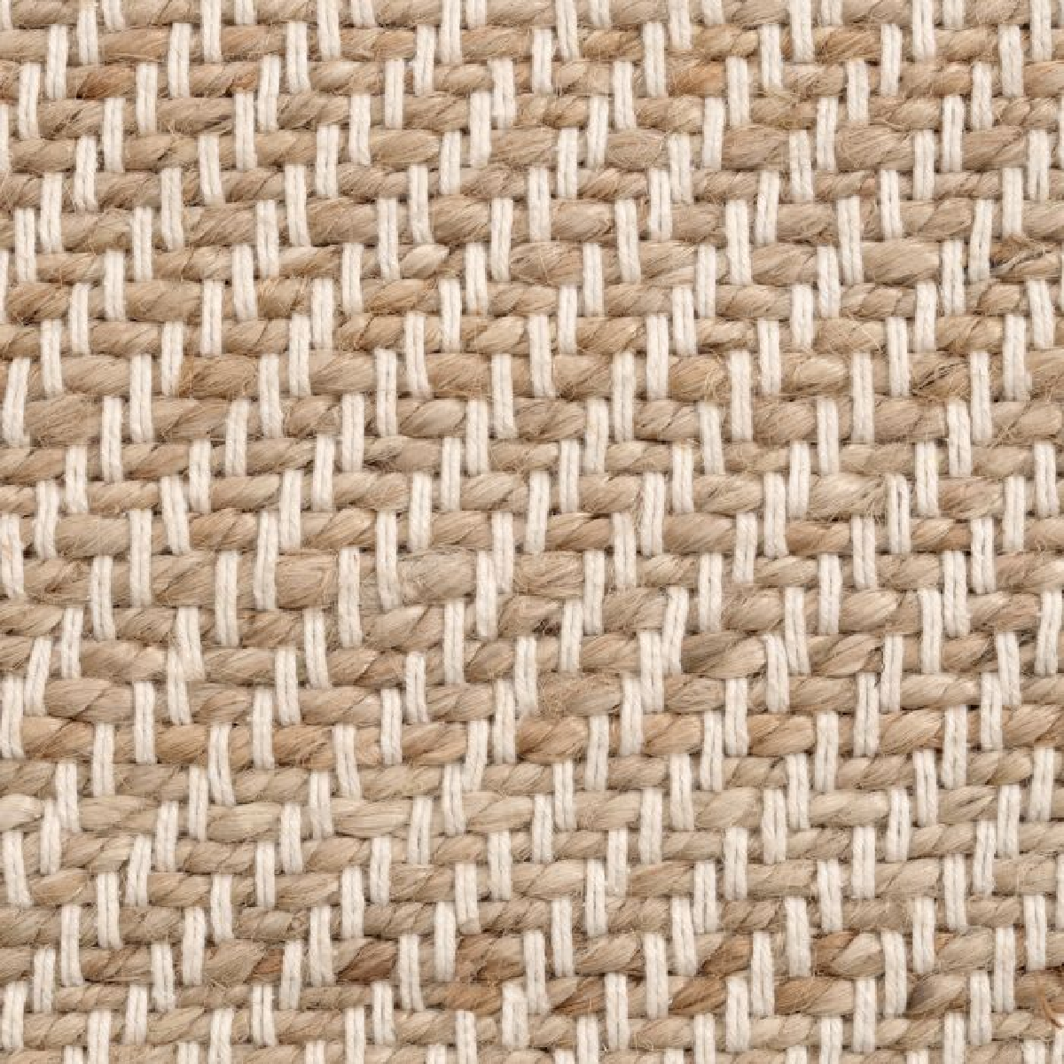 Pouf en jute beige