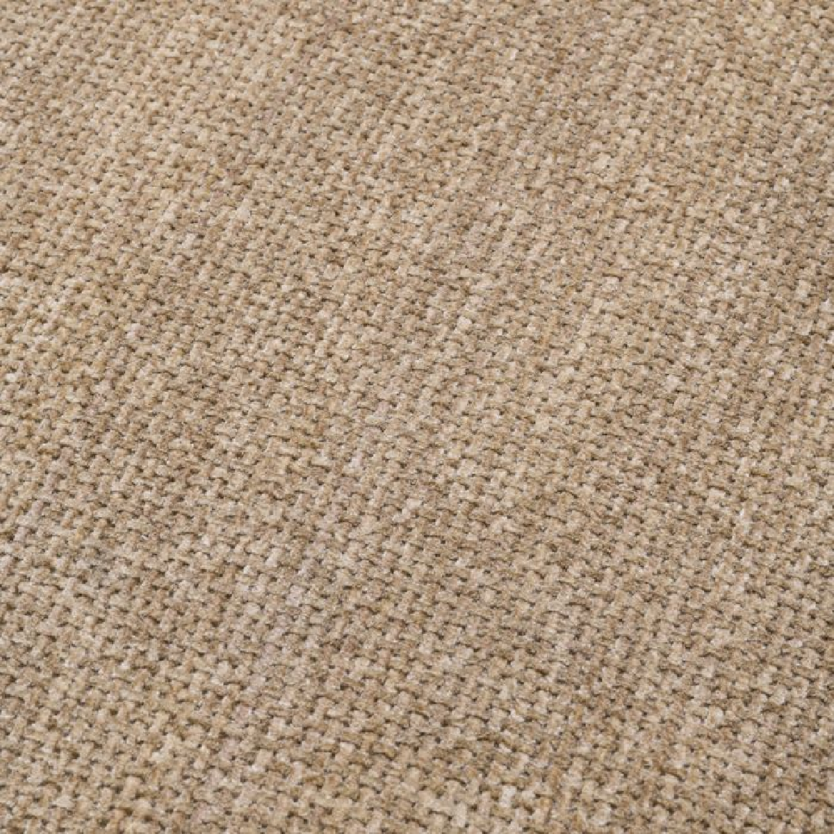 Pouf en tissu sable