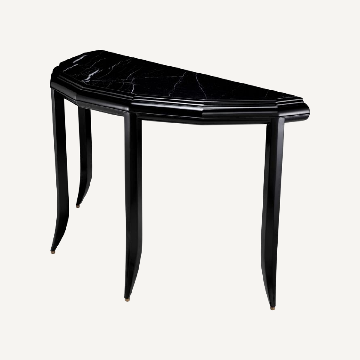 Console en marbre noir