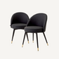 Chaise de salle à manger en similcuir gris (lot de 2)
