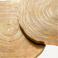 Table basse en laiton dorée (lot de 2)