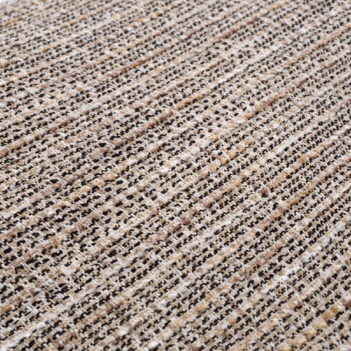 Chaise de salle à manger avec accoudoirs en tissu beige