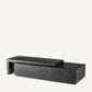 Table basse en chêne anthracite (lot de 2)