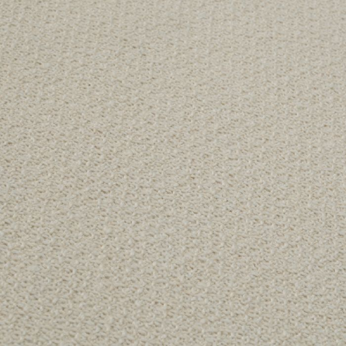 Pouf en tissu crème